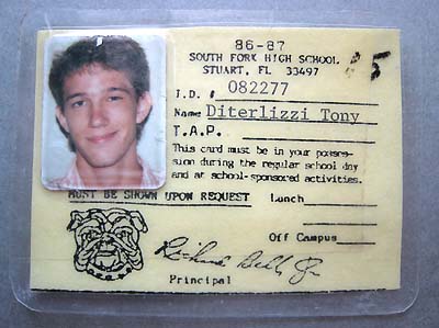 Tony D’s high school ID