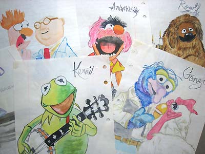 Muppets by Tony D., circa 1981ish