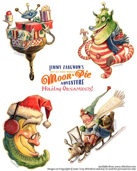 Jimmy Zangwow Holiday Ornaments
